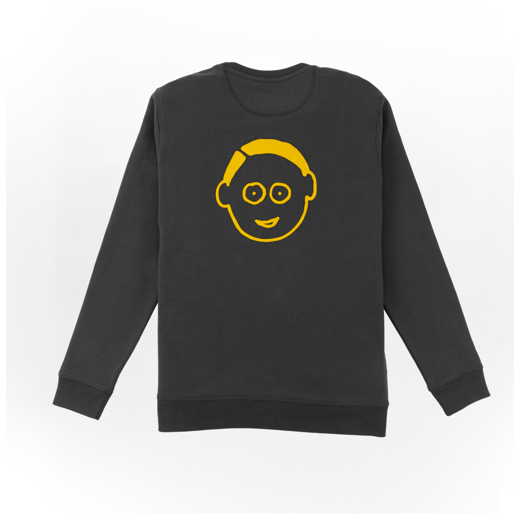 Café Joyeux - Sweat Shirt Adulte Gris - Dos