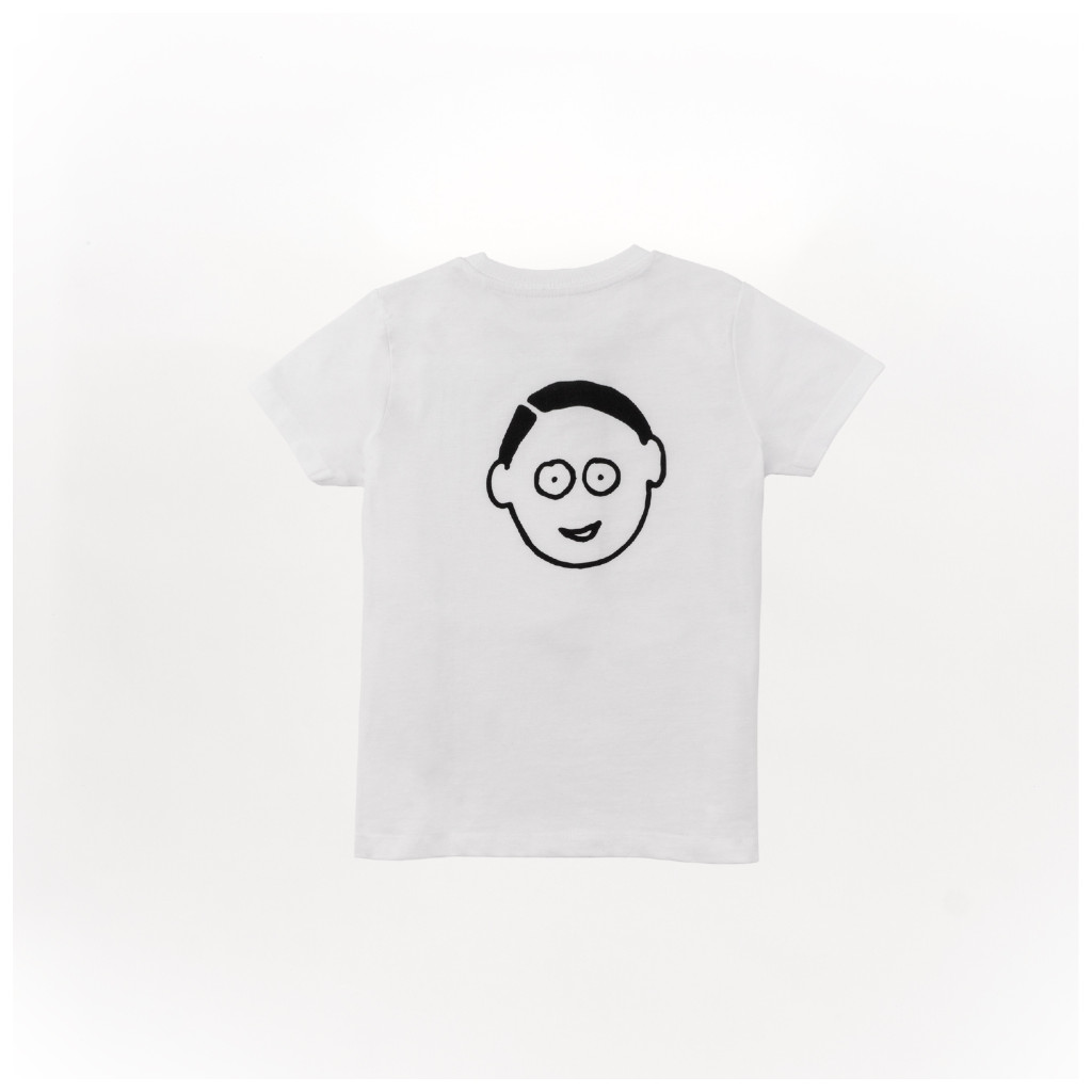 T Shirt Enfant Blanc Café Joyeux - Dos