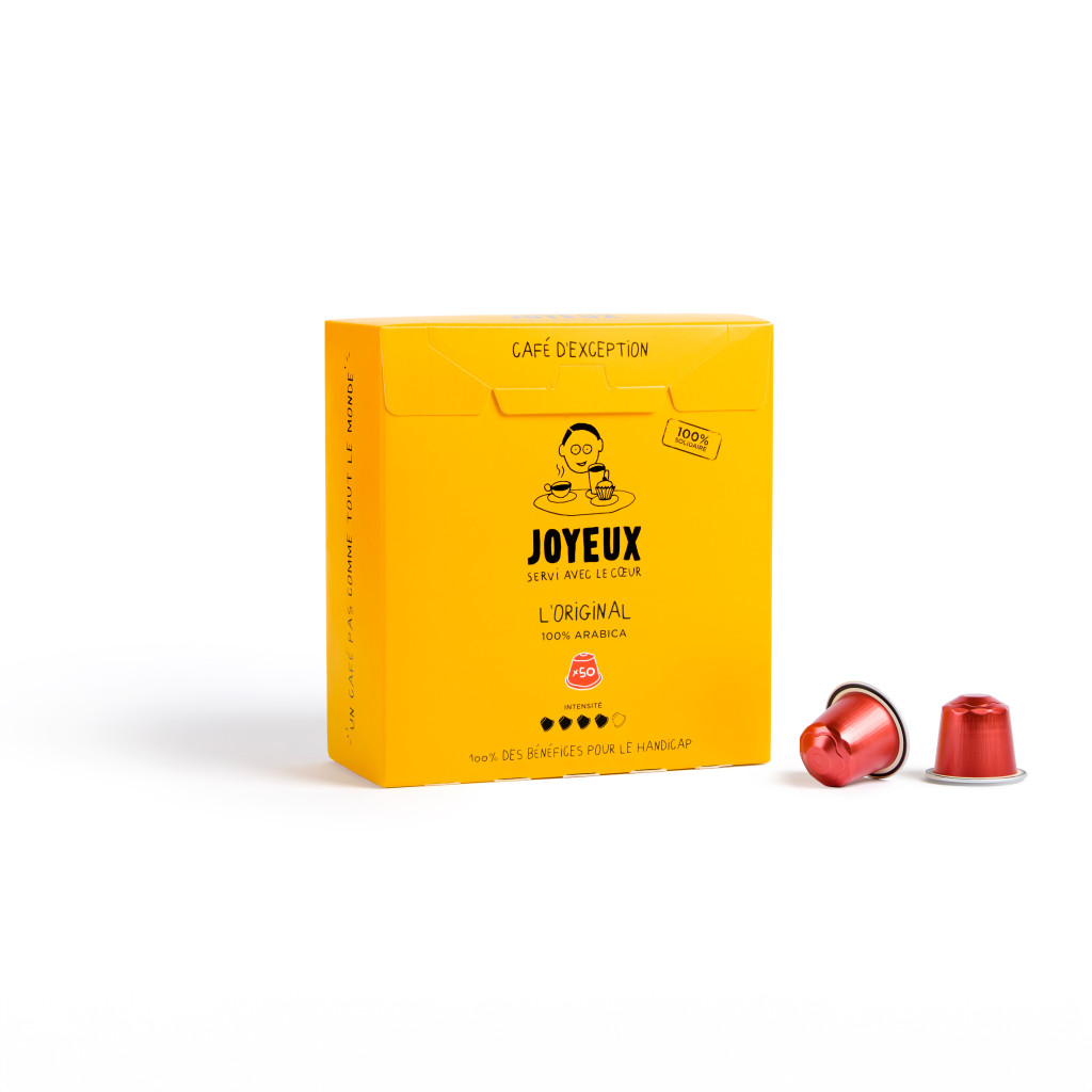 Coffee capsules x50 l'Original: packaging biais - Café Joyeux